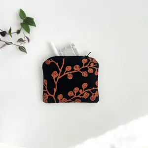 Hand printed fagus coin purse