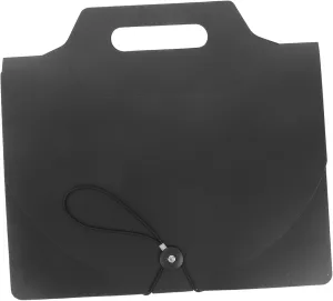 Handheld Accordion File Organizer Plastic Folder 13 Sections Document Storage Bag for Tax Bills Contracts