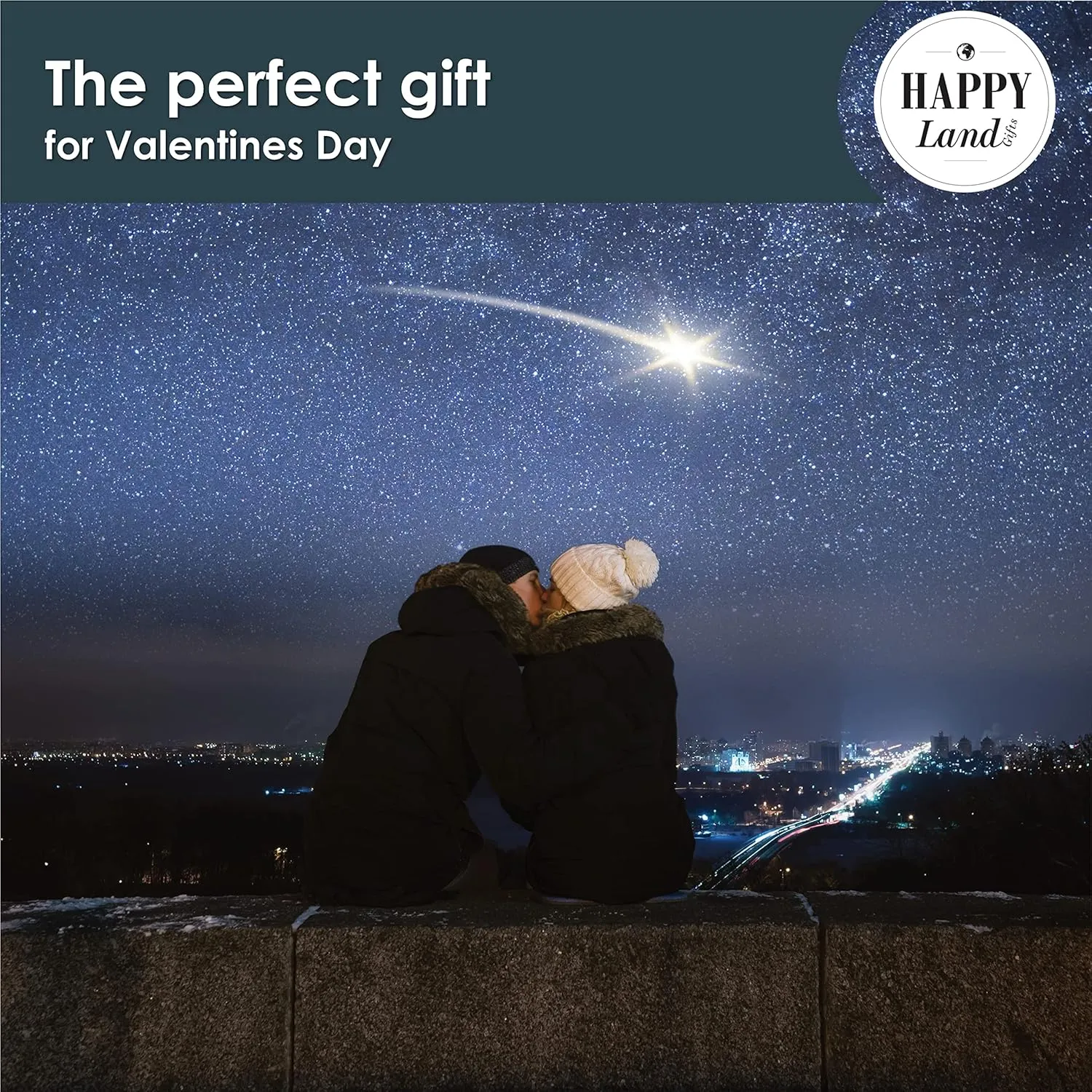 happylandgifts® Shooting Star for him and her with Personalized Certificate | Iron Meteorite for Space and NASA Enthusiasts | 6th Iron Anniversary and Lovers | Space Stuff | Moon Rock