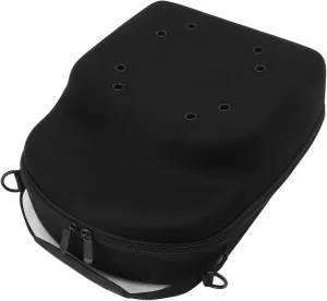 Hard Hat Case for Baseball Caps, Baseball Cap Storage EVA Crush Proof Hat Carrier Travel Case with Shoulder Strap Hat Organizers Holder Bag Black for Travel Home