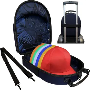 Hard Hat Travel Case - Hat Organizer For Baseball Caps With 4 Ways To Carry It - Breathable Hat Storage - Estuche Para Gorras With Design - Up To 6 Hats Ball Cap Organizer - Hat Box