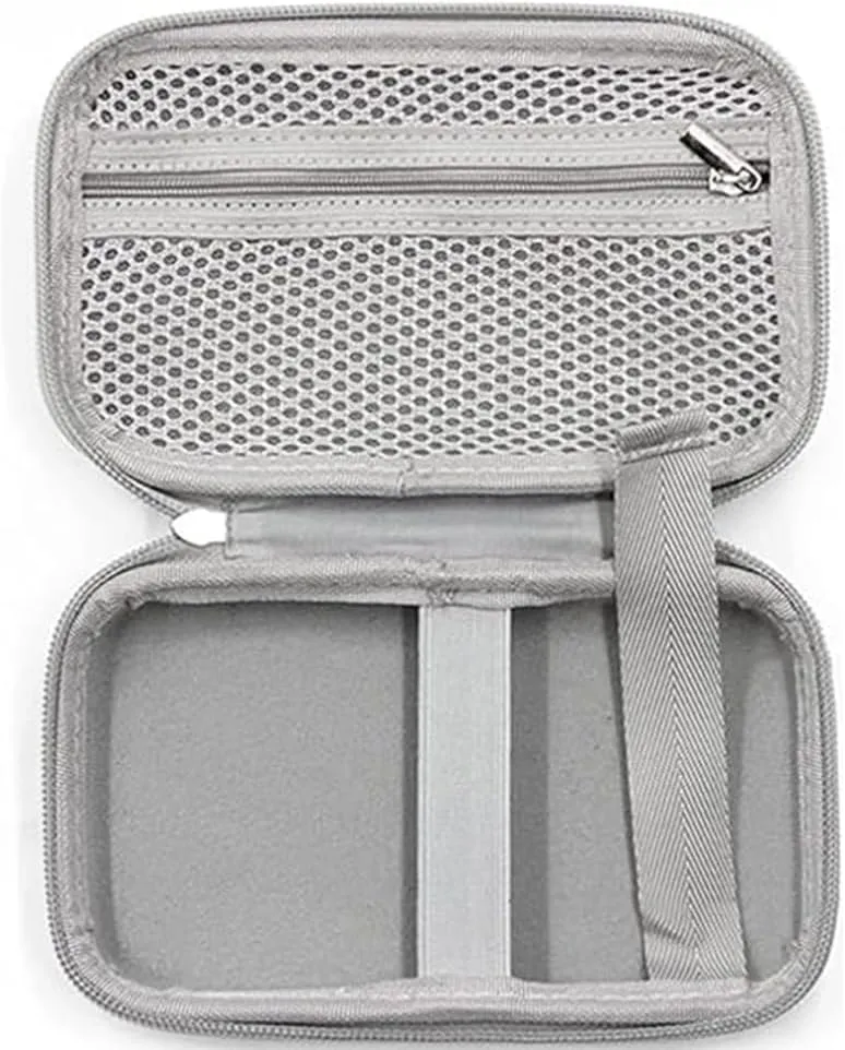 Hard Shell Diabetic Supplies Travel Case Bag Organizer for Blood Glucose Meter, Blood Sugar Test Strips, Lancets, Lancing Device, Pen, Alcohol Wipe, Diabetes Testing Kit Case (Black, Small)