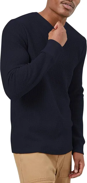 Hat and Beyond Mens Heavyweight Thermal Shirts Long Sleeve Cotton Crew Neck Cold Big Tall Tops