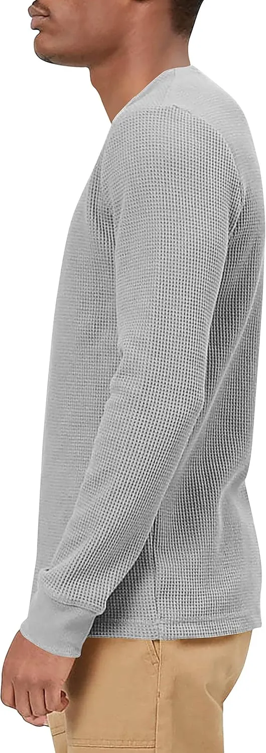 Hat and Beyond Mens Heavyweight Thermal Shirts Long Sleeve Cotton Crew Neck Cold Big Tall Tops