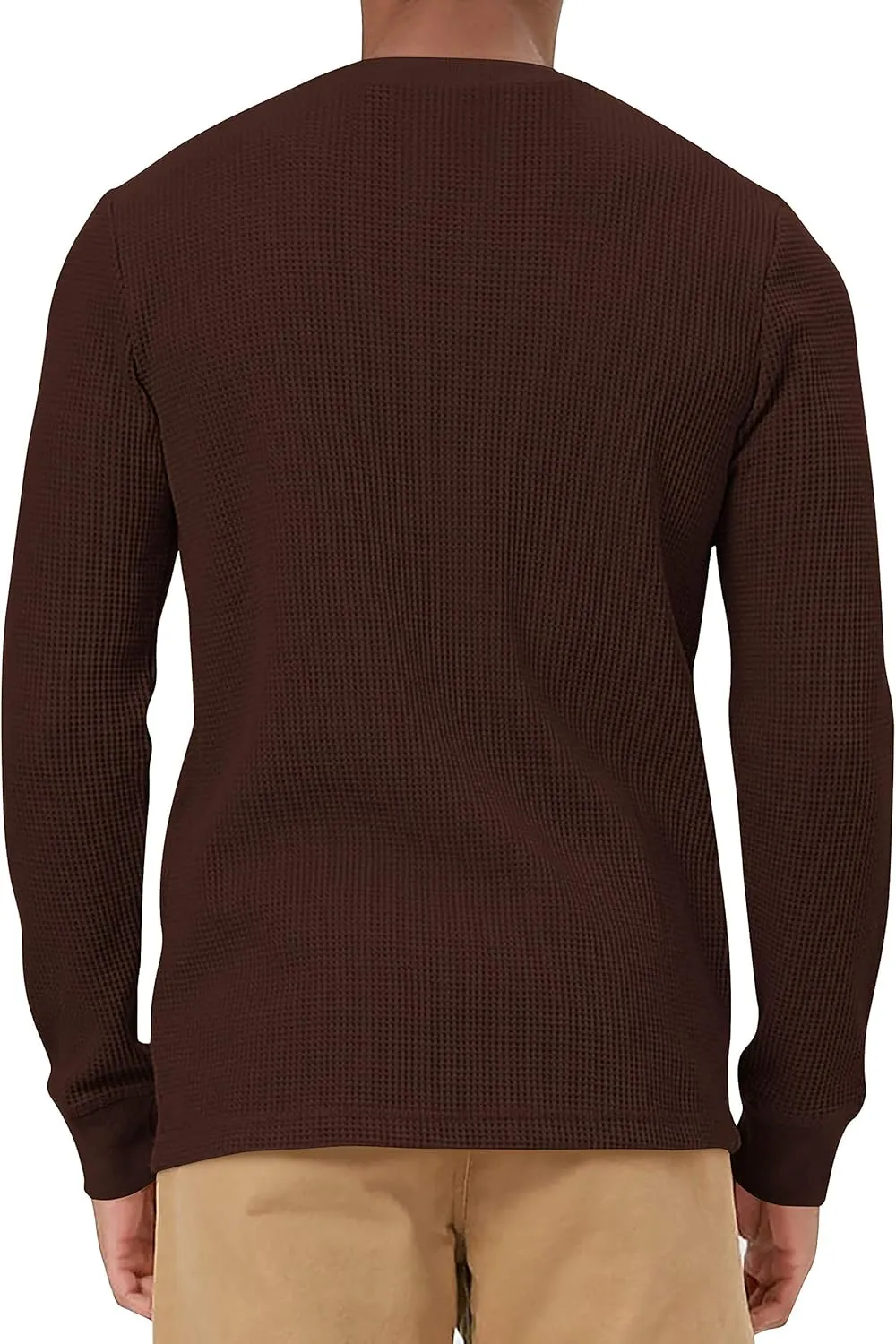 Hat and Beyond Mens Heavyweight Thermal Shirts Long Sleeve Cotton Crew Neck Cold Big Tall Tops