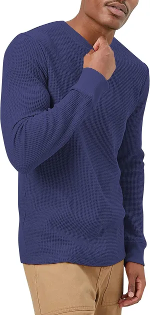 Hat and Beyond Mens Heavyweight Thermal Shirts Long Sleeve Cotton Crew Neck Cold Big Tall Tops