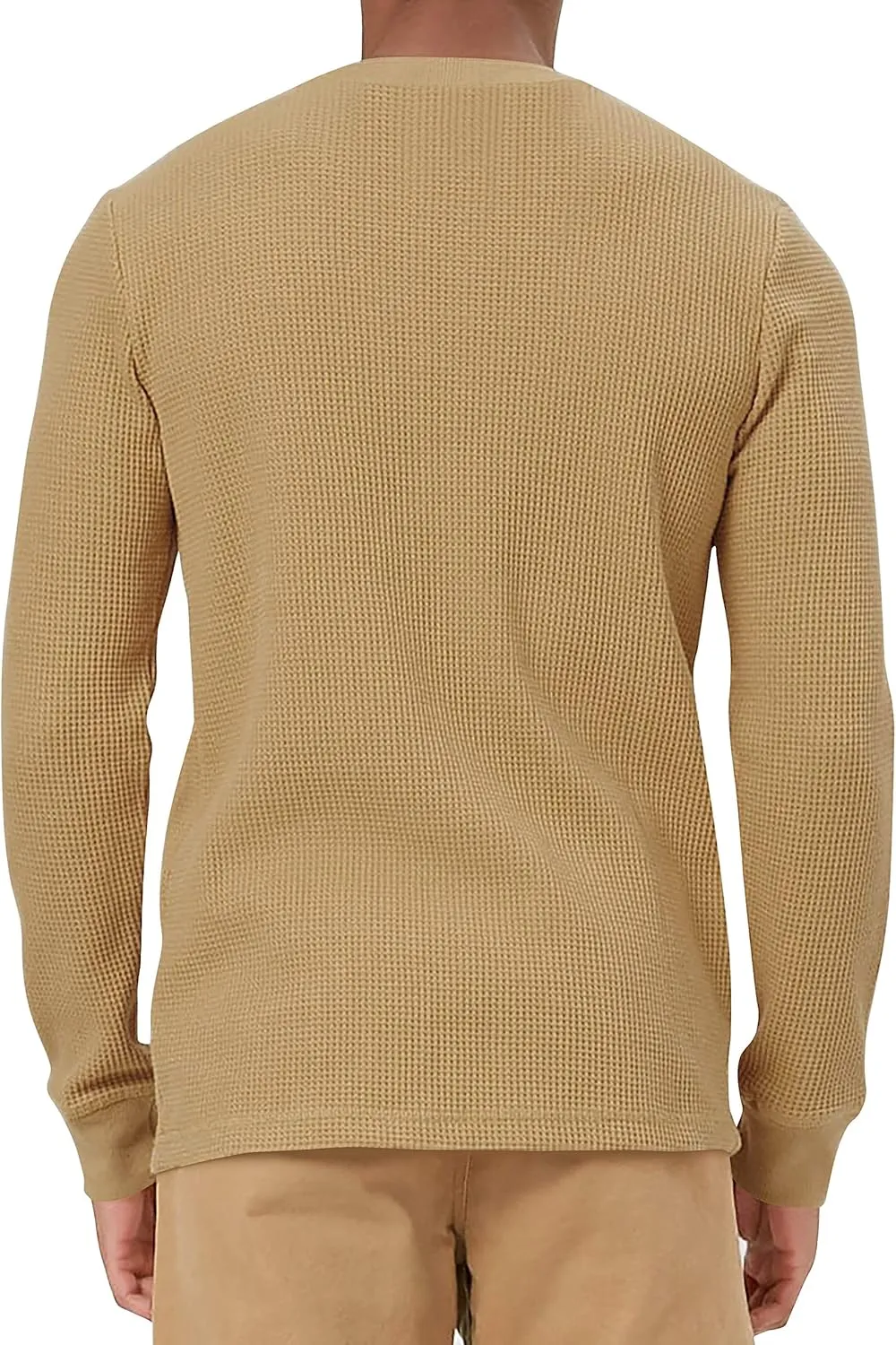 Hat and Beyond Mens Heavyweight Thermal Shirts Long Sleeve Cotton Crew Neck Cold Big Tall Tops