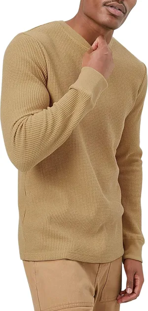 Hat and Beyond Mens Heavyweight Thermal Shirts Long Sleeve Cotton Crew Neck Cold Big Tall Tops