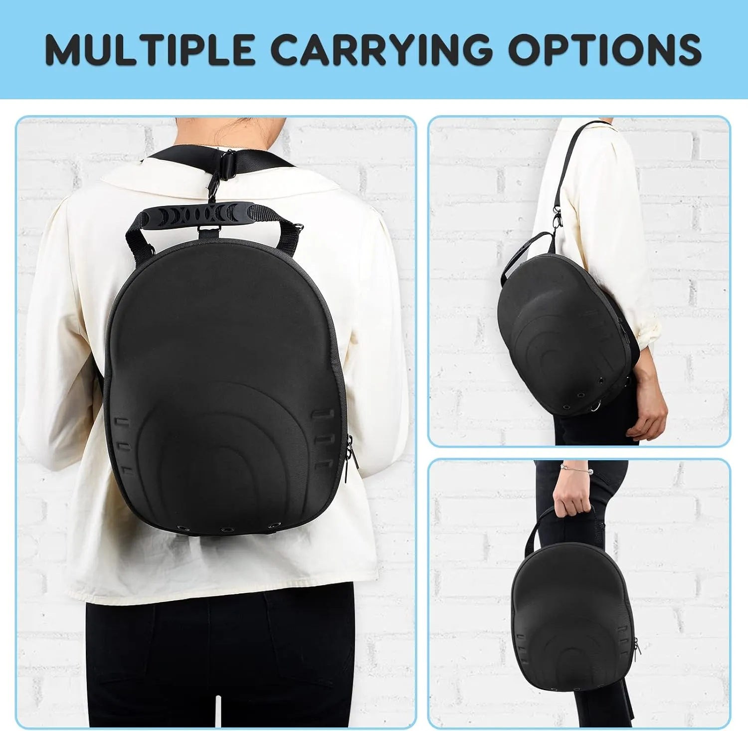 Hat Case for Baseball Caps,Hat Carrier Travel Case Ball Cap Carrier Organizer Carry On Hat Bag Backpack