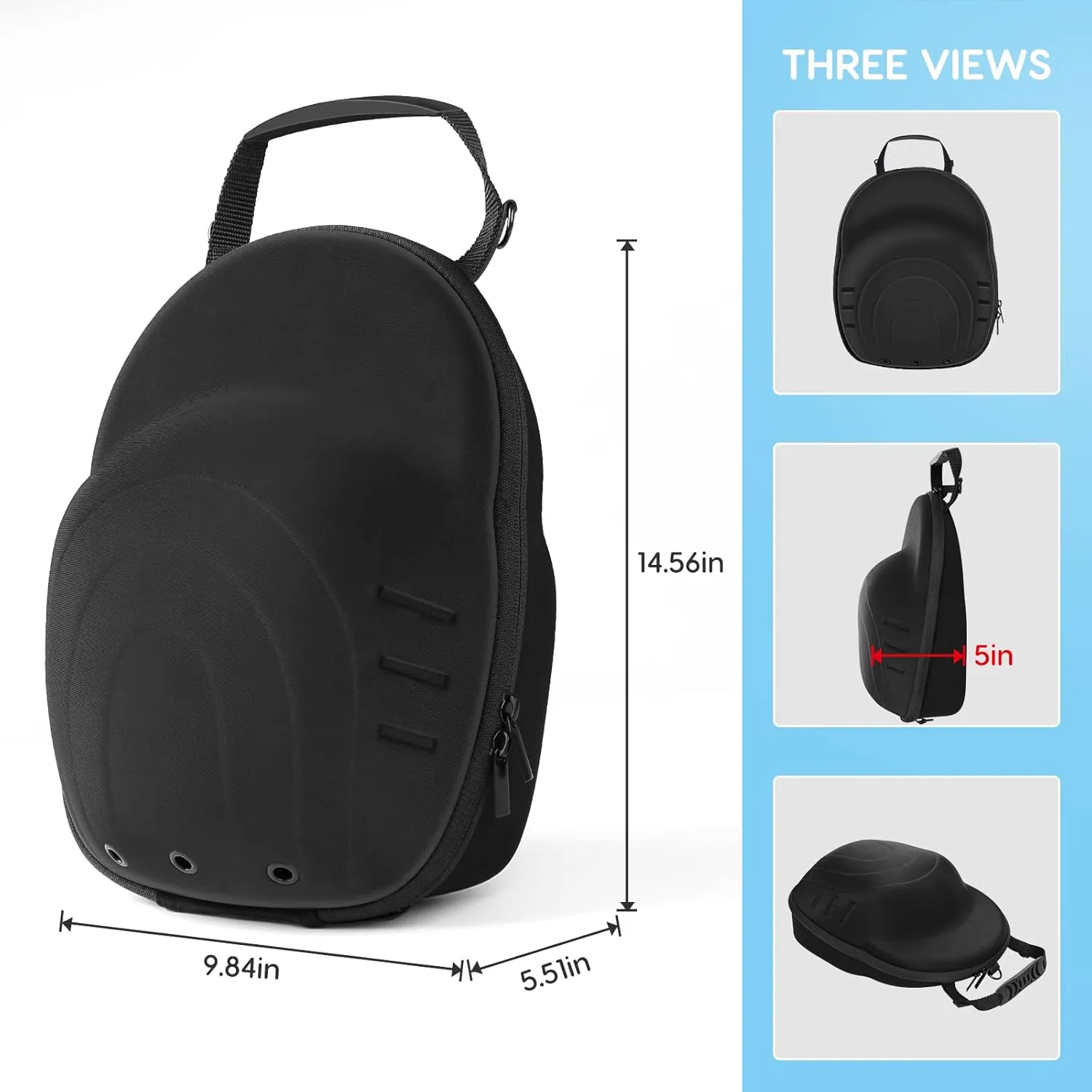 Hat Case for Baseball Caps,Hat Carrier Travel Case Ball Cap Carrier Organizer Carry On Hat Bag Backpack