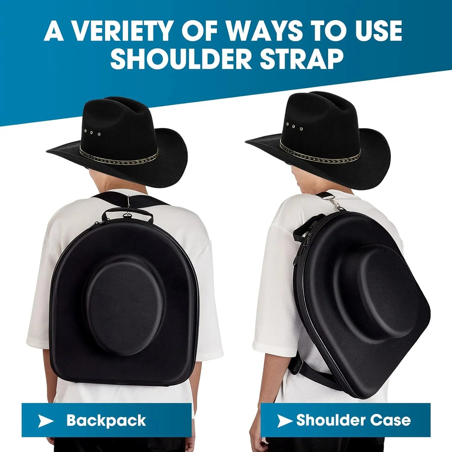Hat Case for Baseball Caps,Hat Carrier Travel Case Ball Cap Carrier Organizer Carry On Hat Bag Backpack
