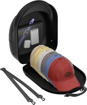 Hat Case for Travel Hat Travel Case for Baseball Caps Hat Organizer for Traveling Hard Hat Case for Baseball Caps Hat Storage Box with Adjustable Shoulder Strap Hat Carrier Travel Home Storage