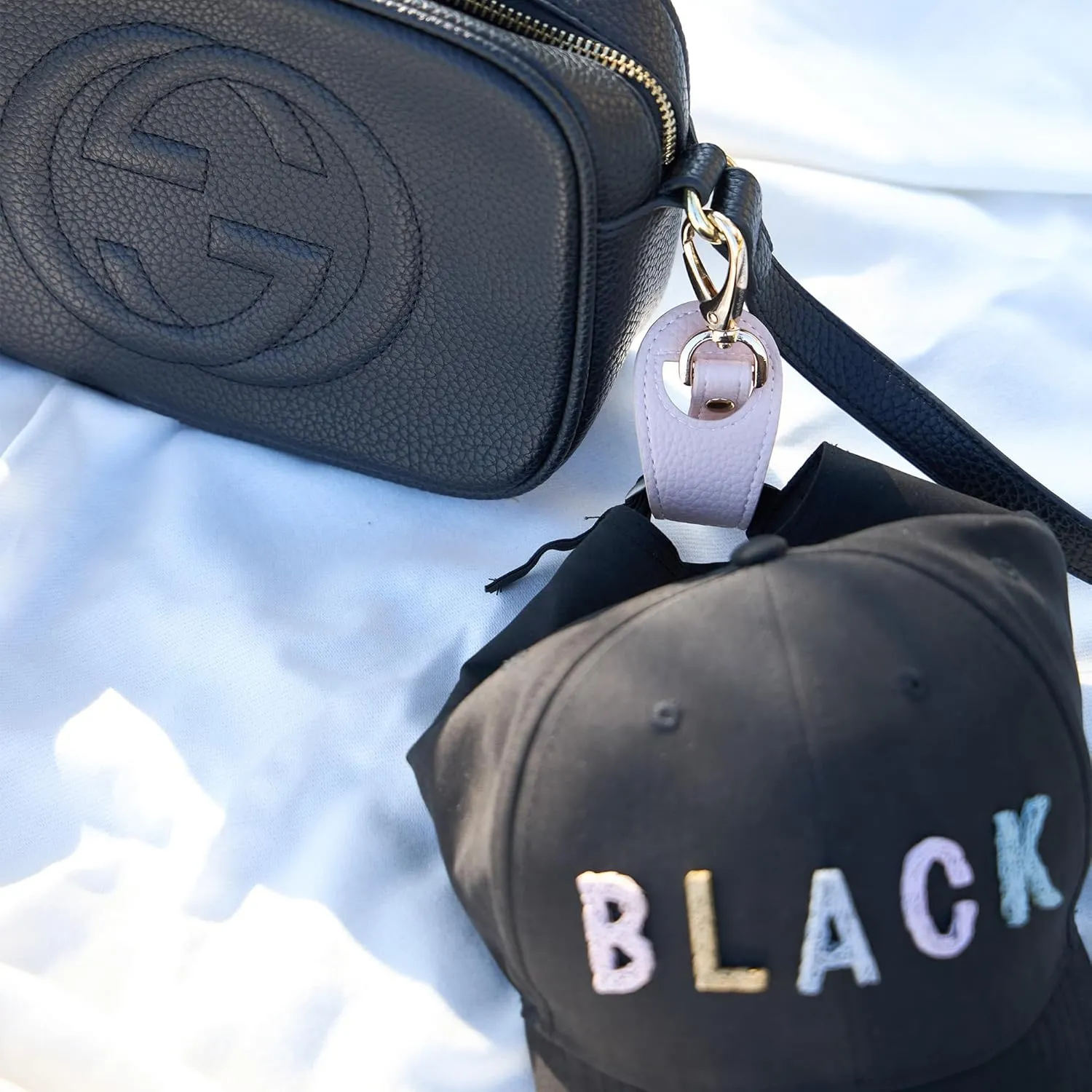 Hat Clip for Travel, Hands-Free Bag, Backpack, Purse, and Hiking Gear Clip-on Holder Strap for Baseball, Snapback, and Ponytail Caps