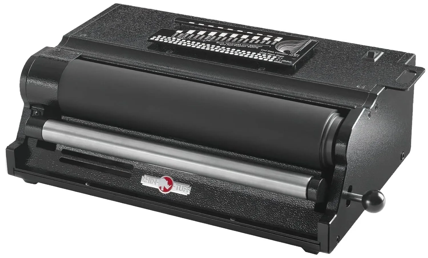 HD4170 Onyx Rhin-O-Roll Electric Coil Inserter Module, Coil Sizing Gauge, 12" Dual Powered Rollers, Crimping Pliers and Crimping Pliers Holder, Book Thickness Gauge