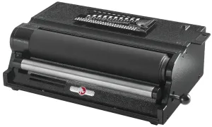 HD4170 Onyx Rhin-O-Roll Electric Coil Inserter Module, Coil Sizing Gauge, 12" Dual Powered Rollers, Crimping Pliers and Crimping Pliers Holder, Book Thickness Gauge