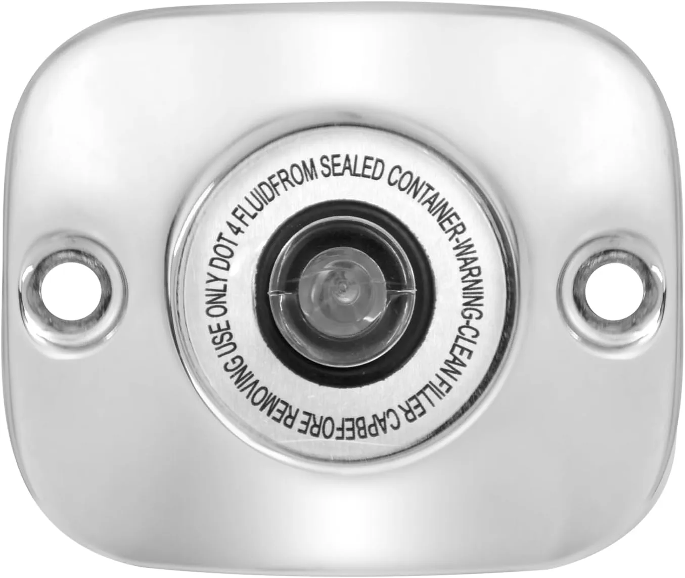 HDBUBALUS Front Brake Master Cylinder Cover Fit for Harley Touring Electra Glide Street Glide Road Glide Road King 05-07 Dyna 06-17 Softail 06-14 (Chrome)