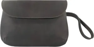 Hide & Drink, Chic Clutch Bag Handmade from Full Grain Leather, Wrist Wallet for Cards