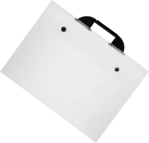HOMSFOU Handheld File Bag Artwork Portfolio Portable Document Bag for Office Workers