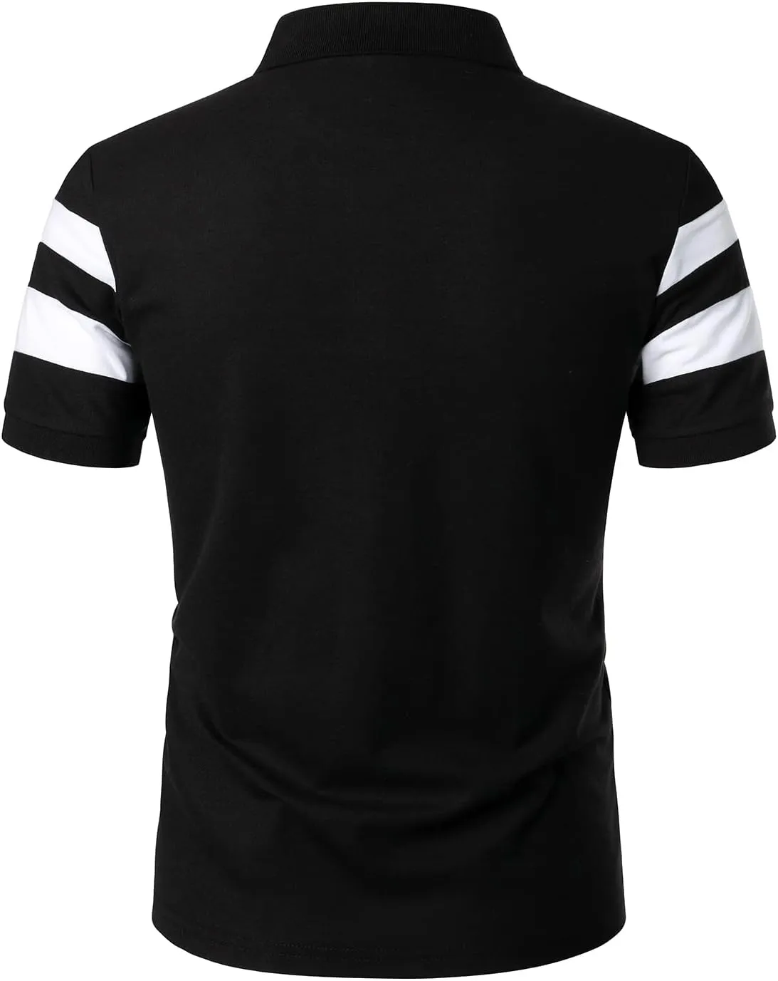 HOOD CREW Mens Short Sleeve Polo Shirts Stylish Design Summer T Shirt