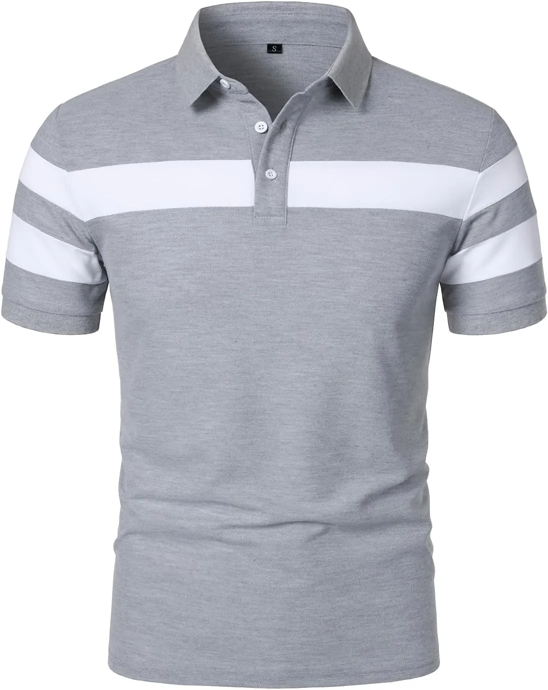 HOOD CREW Mens Short Sleeve Polo Shirts Stylish Design Summer T Shirt