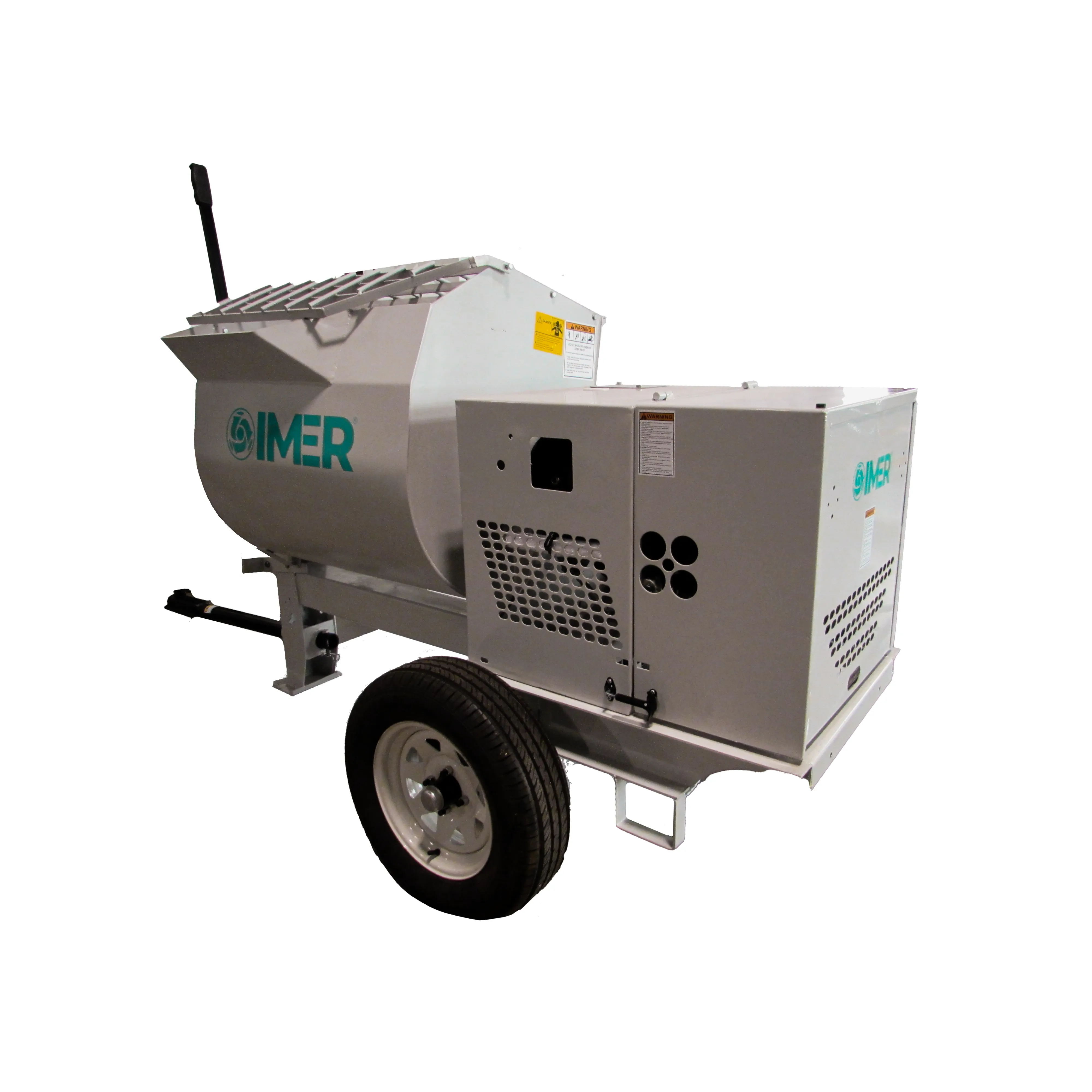 Horizontal Shaft Mortar Mixer | 12 cu ft Steel Drum | IMER HSM 12-1130122