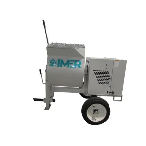 Horizontal Shaft Mortar Mixer | 6 cu ft Steel Drum | IMER HSM 6-1130062