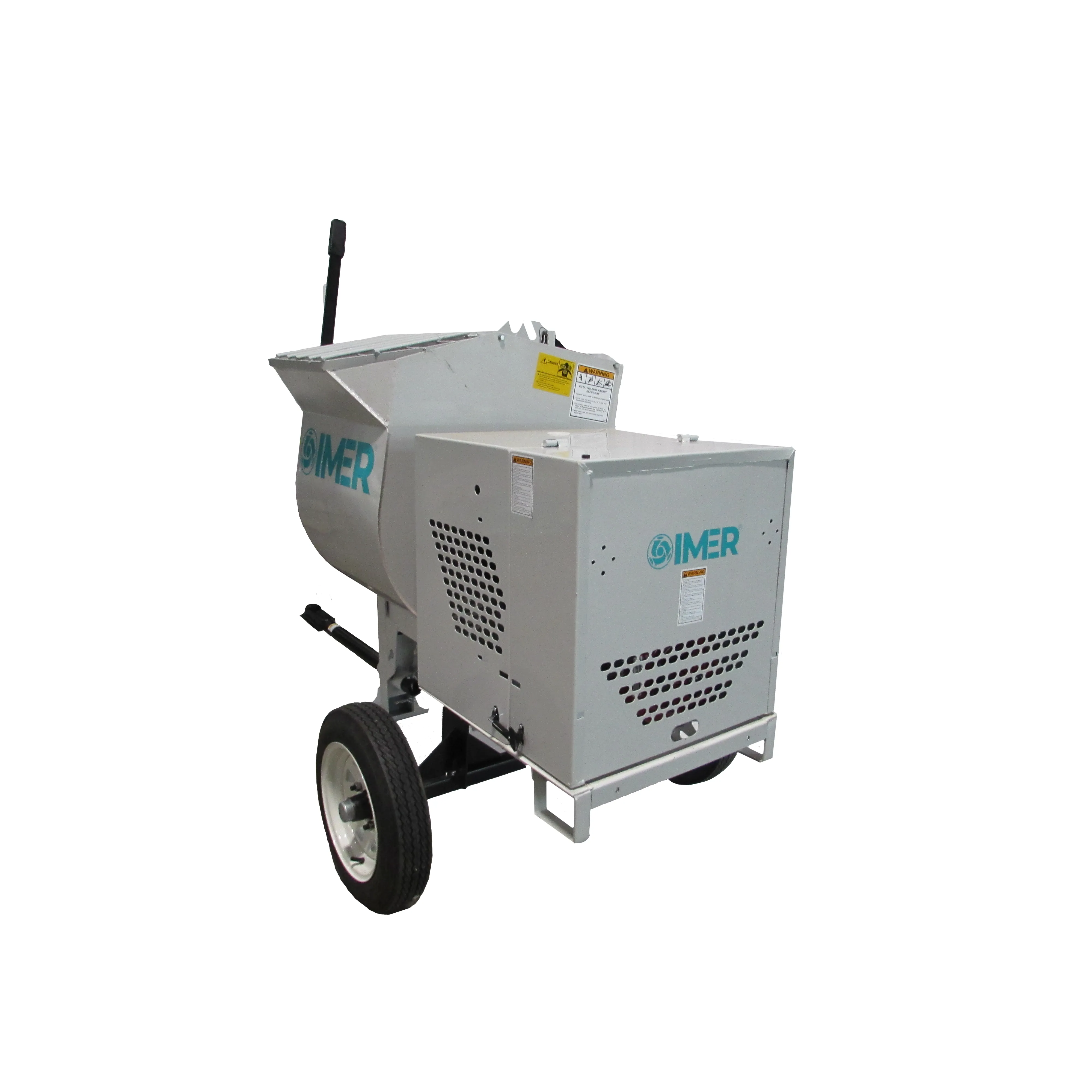 Horizontal Shaft Mortar Mixer | 8 cu ft Steel Drum | IMER HSM 8 - 1130081