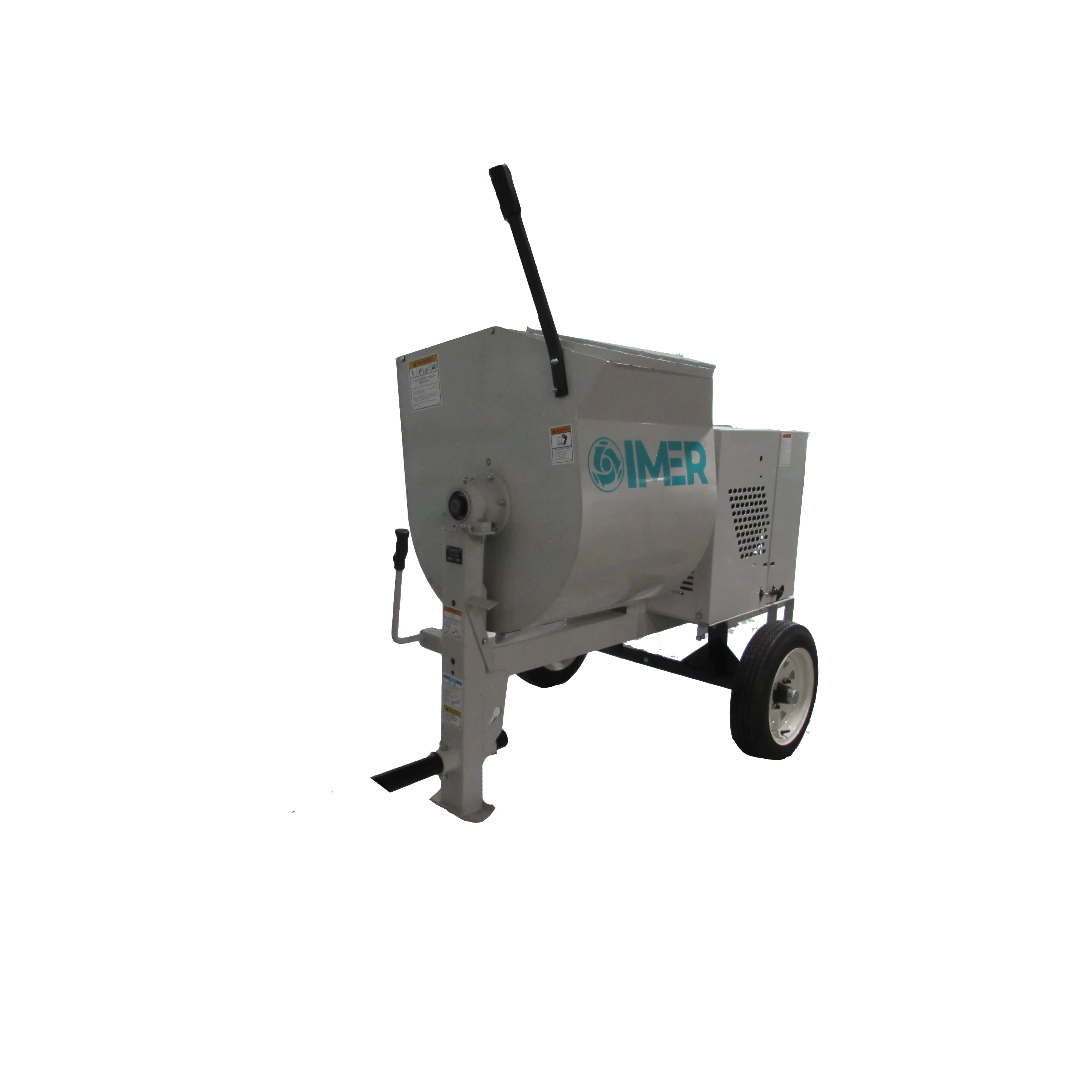 Horizontal Shaft Mortar Mixer | 8 cu ft Steel Drum | IMER HSM 8-1130082