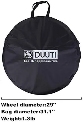 Huntvp Road Bike MTB Cycling Wheelset Bag Soft Bicycle Wheel Carry Bag