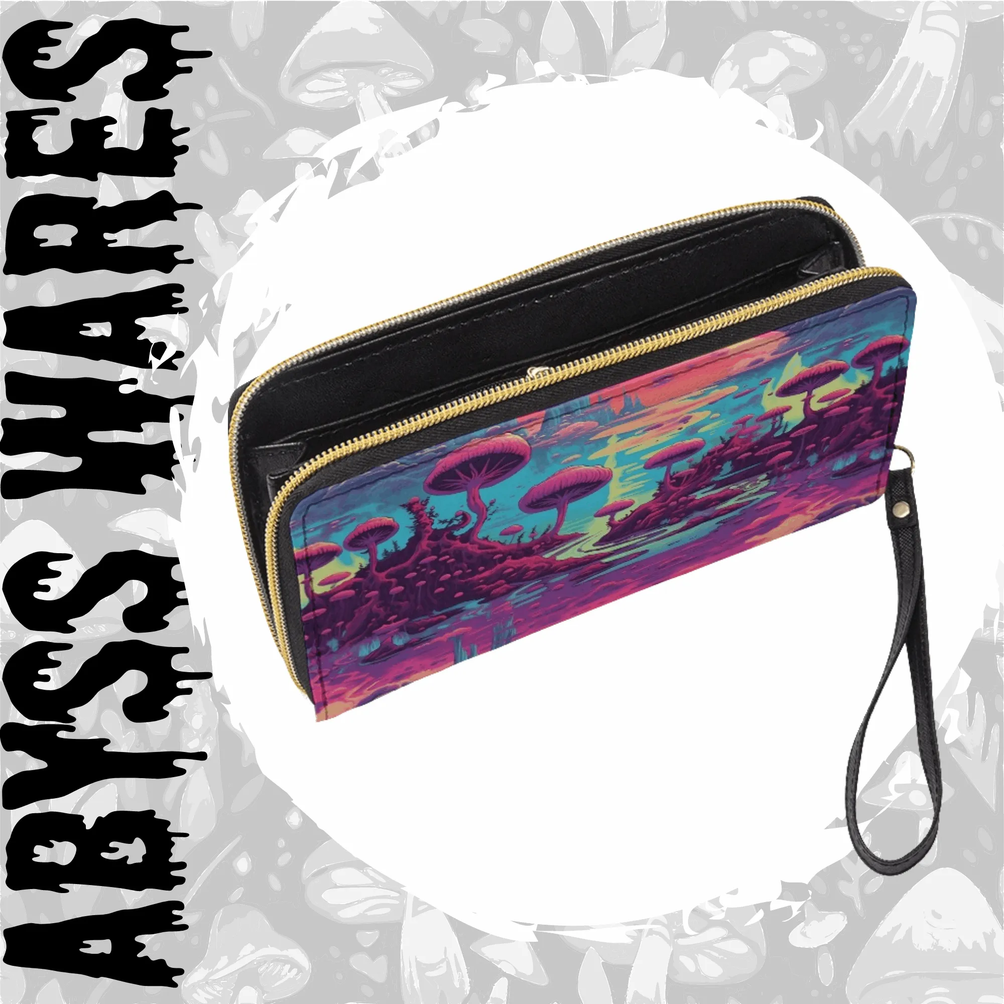 Hyper Mushroom Wristlet