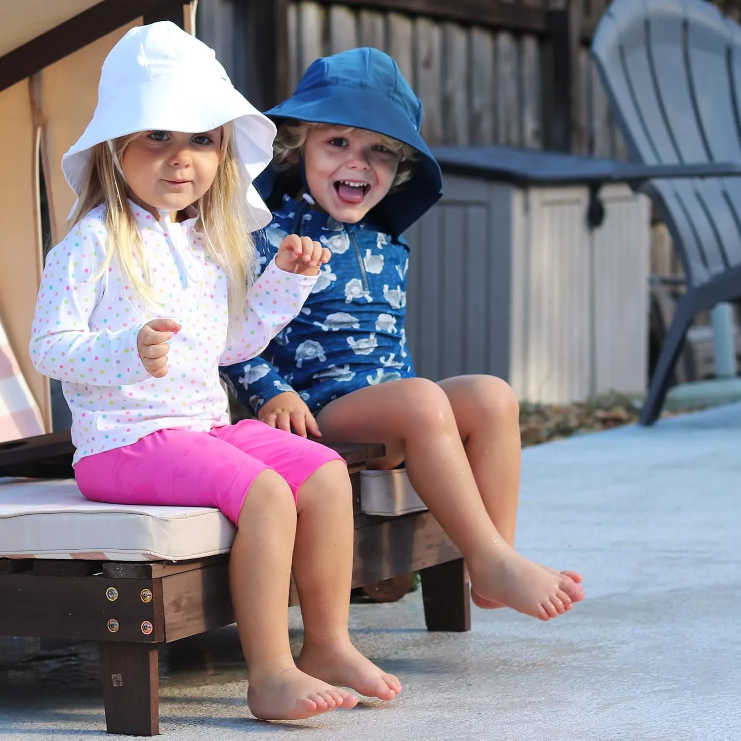 i play. Baby Girls' Adventure Sun Protection Hat