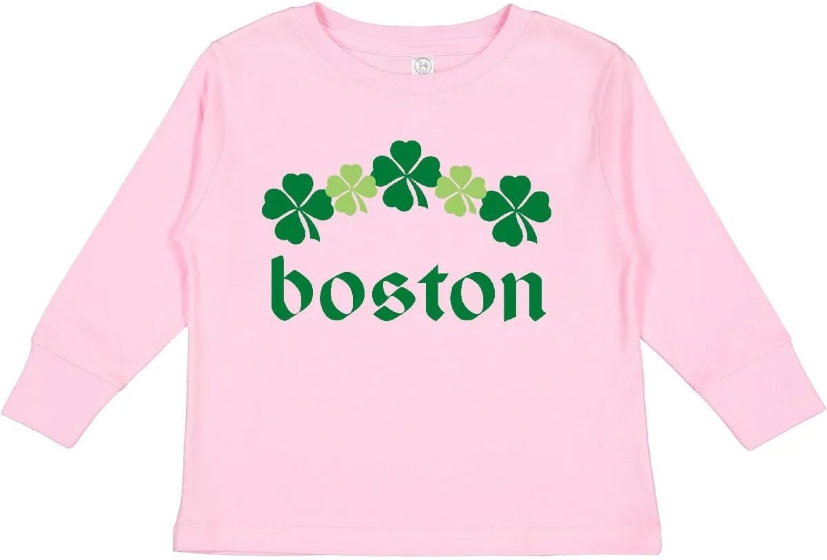 inktastic Boston Irish Toddler Long Sleeve T-Shirt