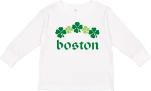 inktastic Boston Irish Toddler Long Sleeve T-Shirt