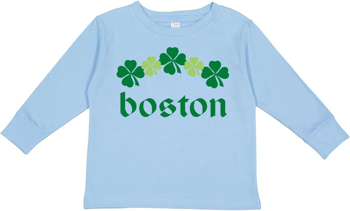 inktastic Boston Irish Toddler Long Sleeve T-Shirt