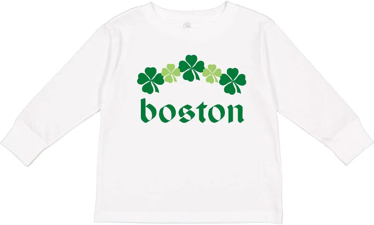 inktastic Boston Irish Toddler Long Sleeve T-Shirt