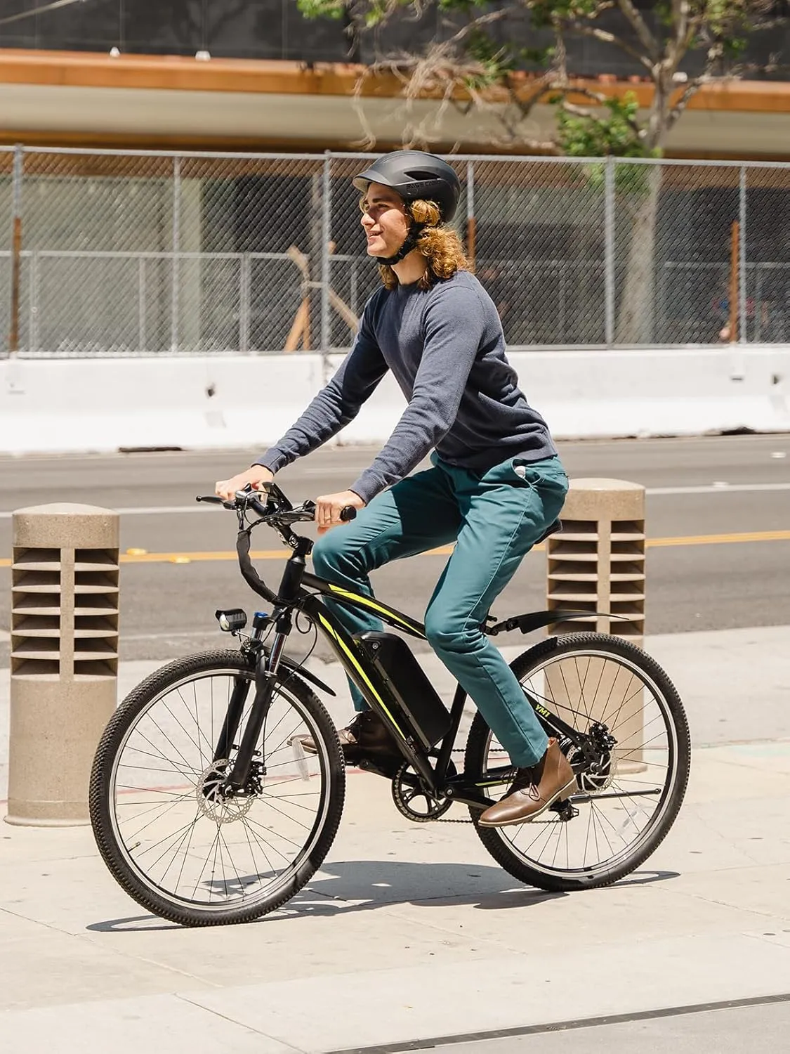 Jasion Electric Mountain Bike for Adults with 750W Peak Motor, 22MPH Max Speed Ebike with 480Wh Removable Battery, 40 Miles Range, 27.5" Tires Electric Mountain Bike, 7-Speed, Front Suspension