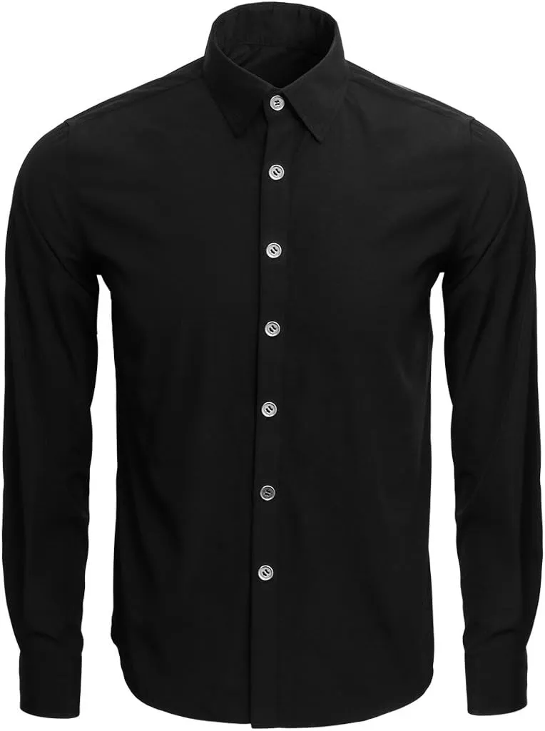 Jila mens 1920s Adult Men's Gangster Shirt, Vest and Tie Costume Accessories Set Roaring 20s Fancy Dress Up Outfit Suit