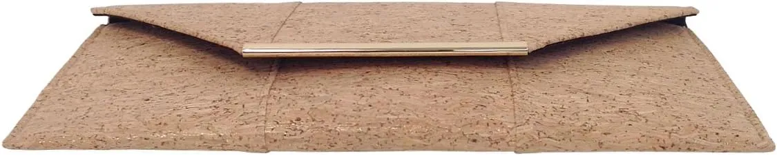 JNB Cork Envelope Flat Clutch