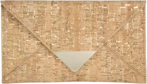 JNB Cork Envelope Flat Clutch