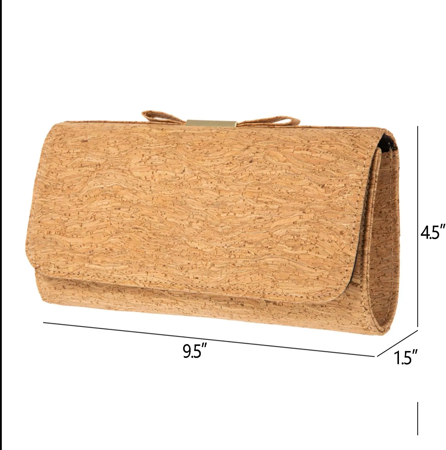 JNB Cork Envelope Flat Clutch