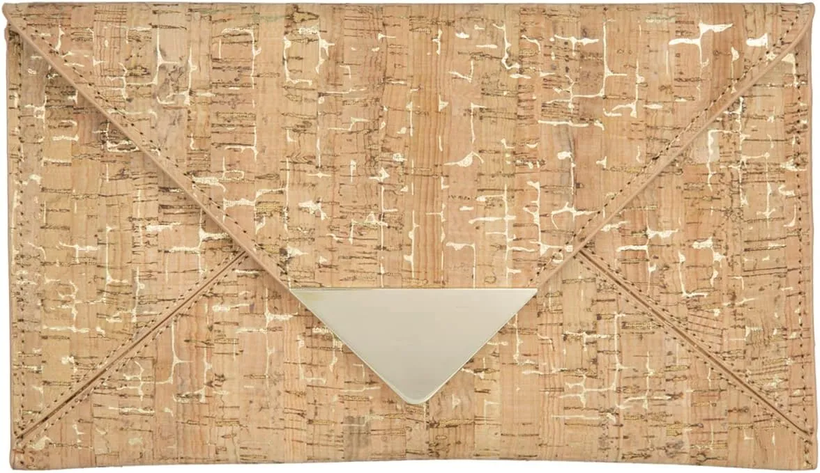 JNB Cork Envelope Flat Clutch