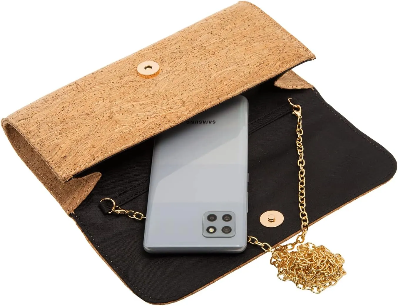 JNB Cork Envelope Flat Clutch