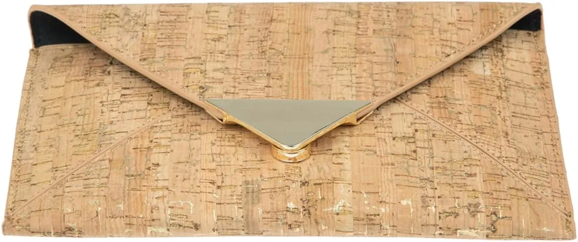 JNB Cork Envelope Flat Clutch
