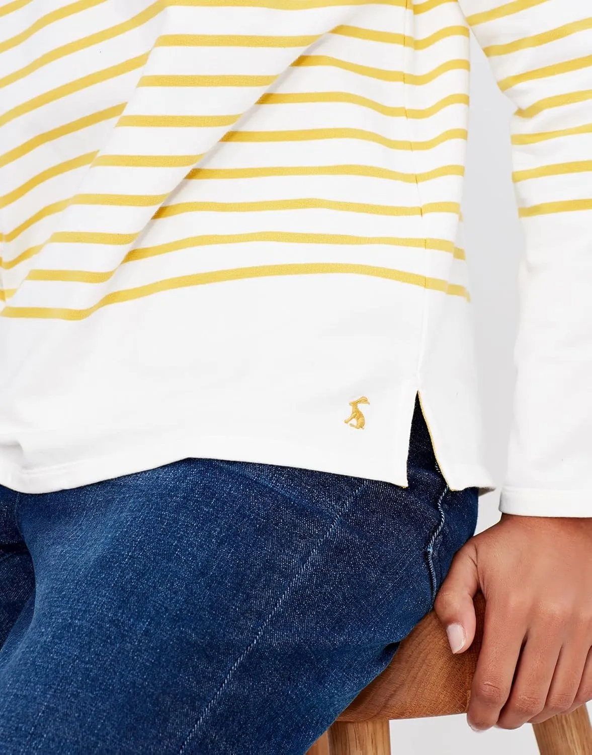 Joules Women's Seacombe Button Shoulder Breton Top