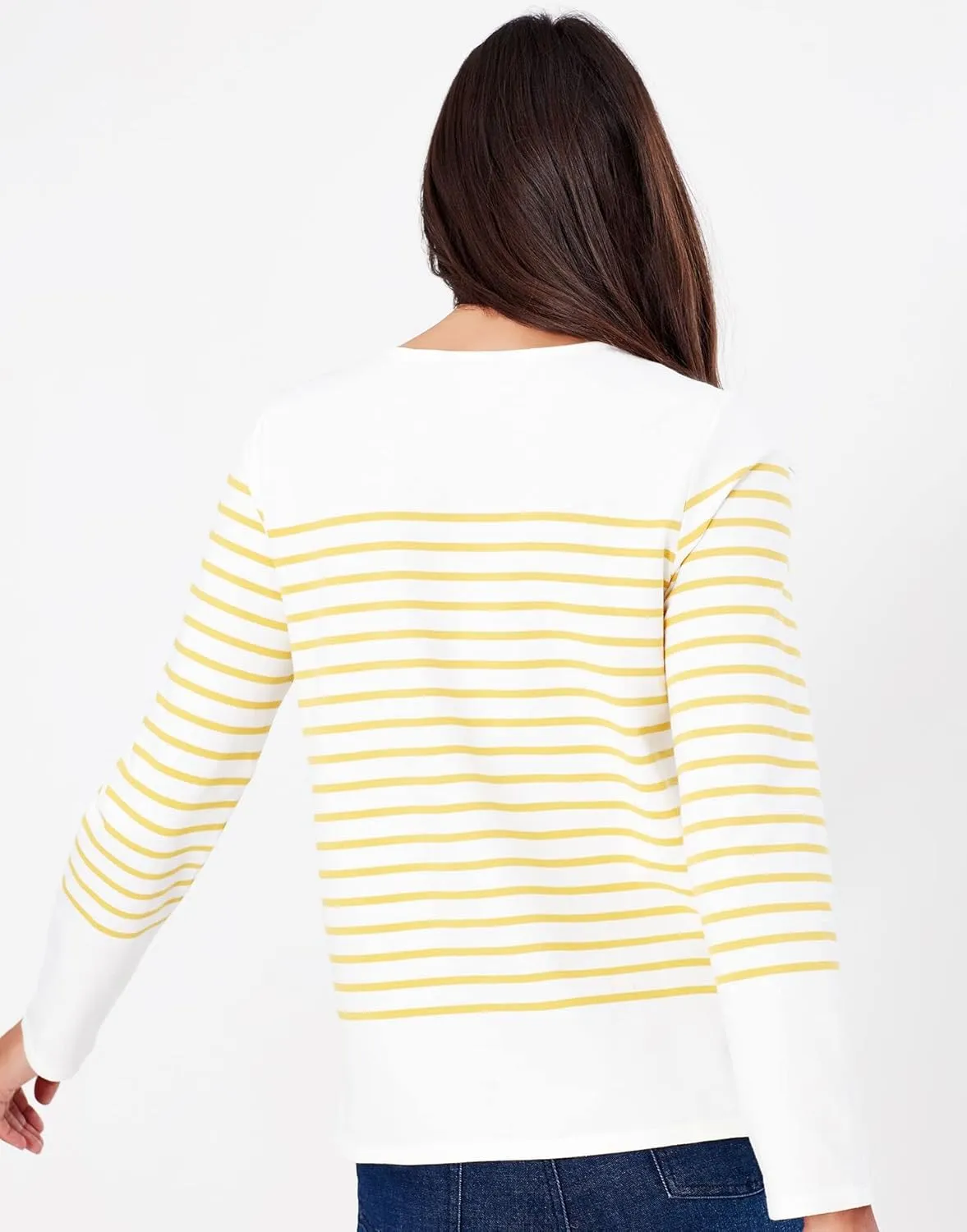 Joules Women's Seacombe Button Shoulder Breton Top