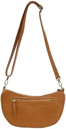 Joy Susan Women's Fashion Purse Miranda Crescent Crossbody Bag Hand Bag