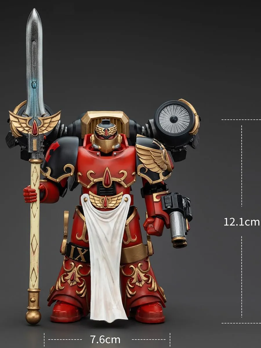 JOYTOY Warhammer The Horus Heresy Blood Angels Dawnbreaker Cohort Dawnbreaker Champion 4.76in 1/18 Scale Collectible Action Figure with Exquisite Design, Gifts for Fans & Collectors