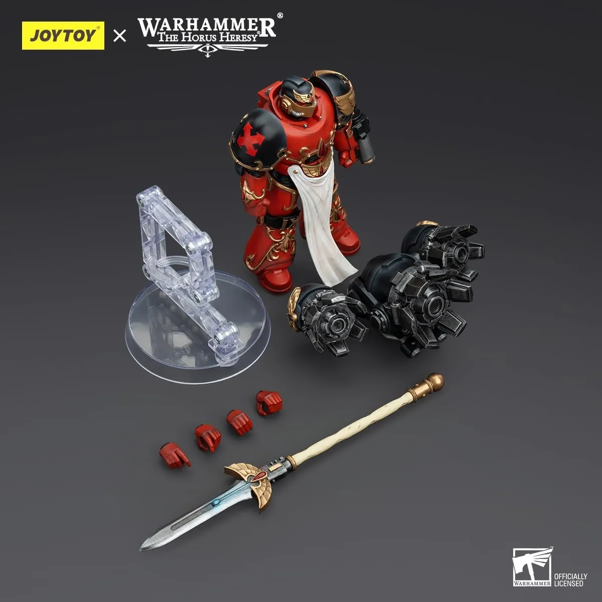 JOYTOY Warhammer The Horus Heresy Blood Angels Dawnbreaker Cohort Dawnbreaker Champion 4.76in 1/18 Scale Collectible Action Figure with Exquisite Design, Gifts for Fans & Collectors