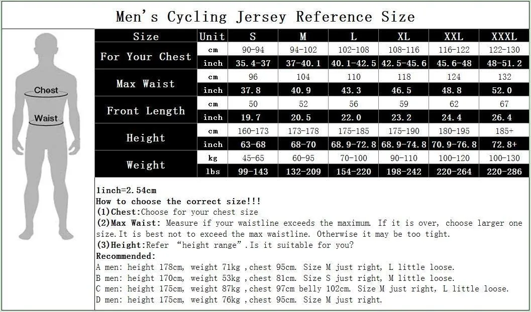 JPOJPO Men's Cycling Jersey Bicycle Short Sleeved Bicycle Jacket with Pockets