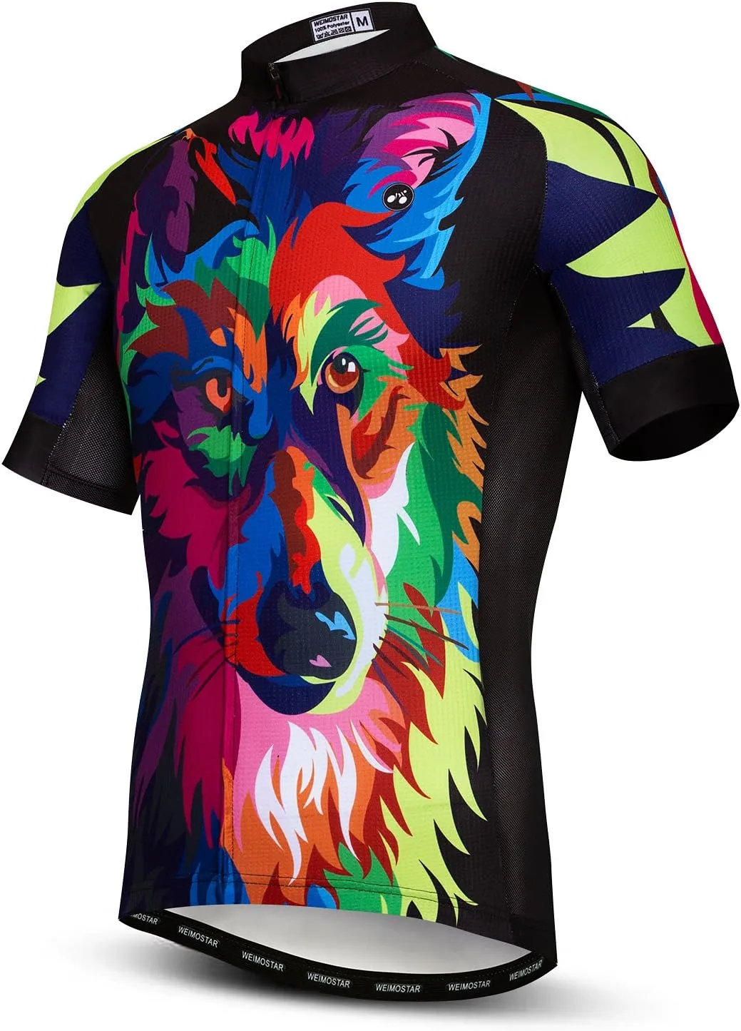 JPOJPO Men's Cycling Jersey Bicycle Short Sleeved Bicycle Jacket with Pockets